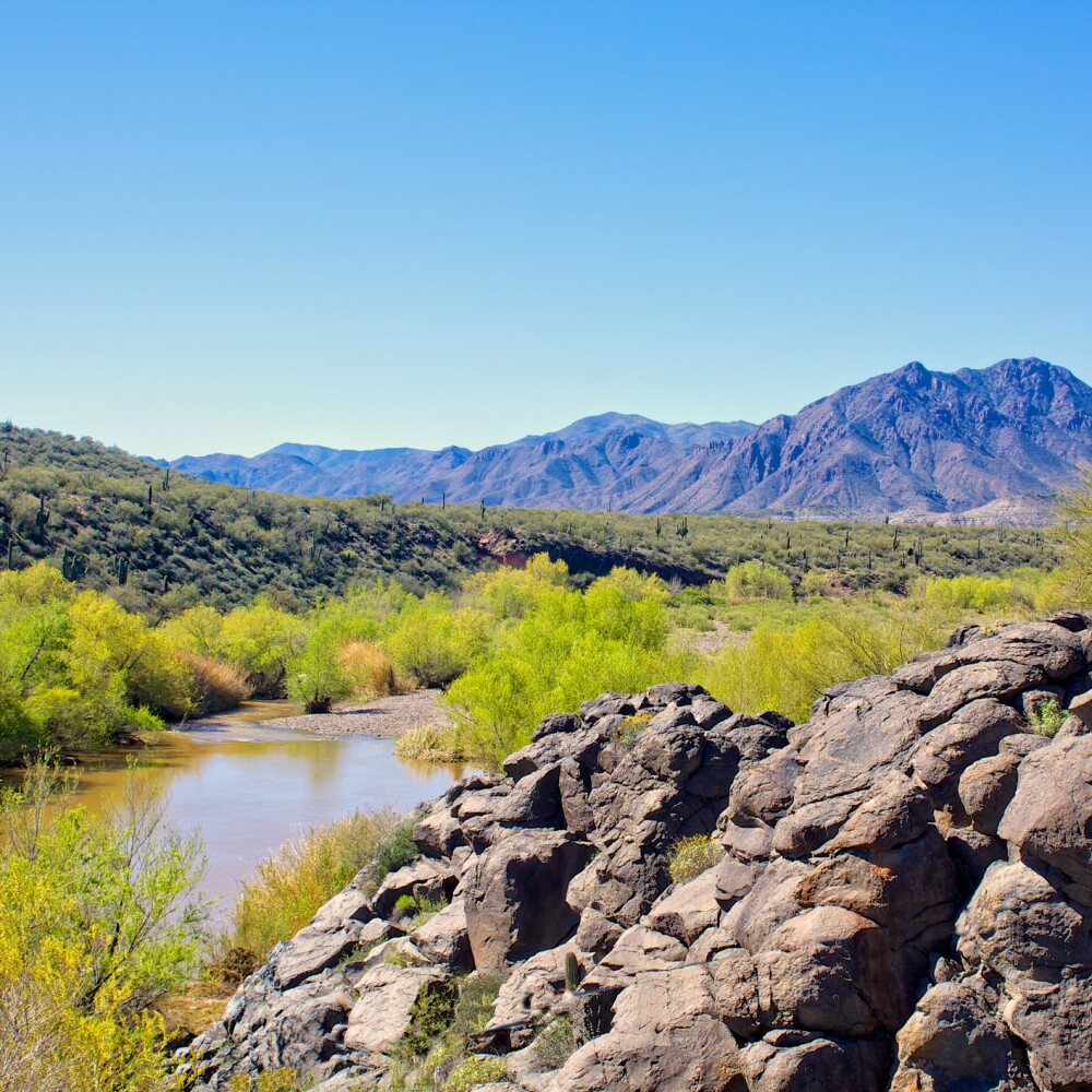 Arizona Verde River landscape