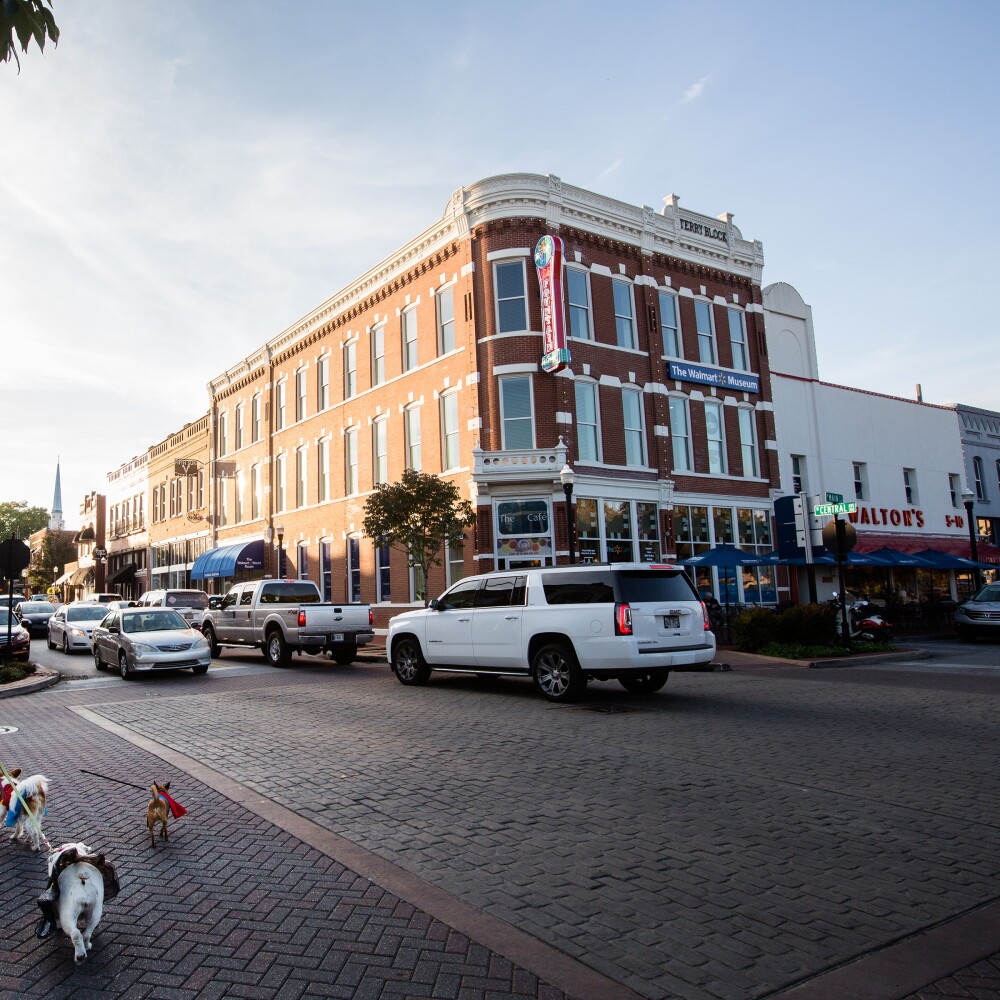 Downtown Bentonville Northwest Arkansas Walmart Museum