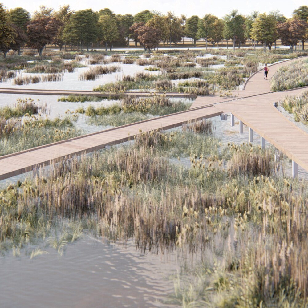 Osage Park boardwalks