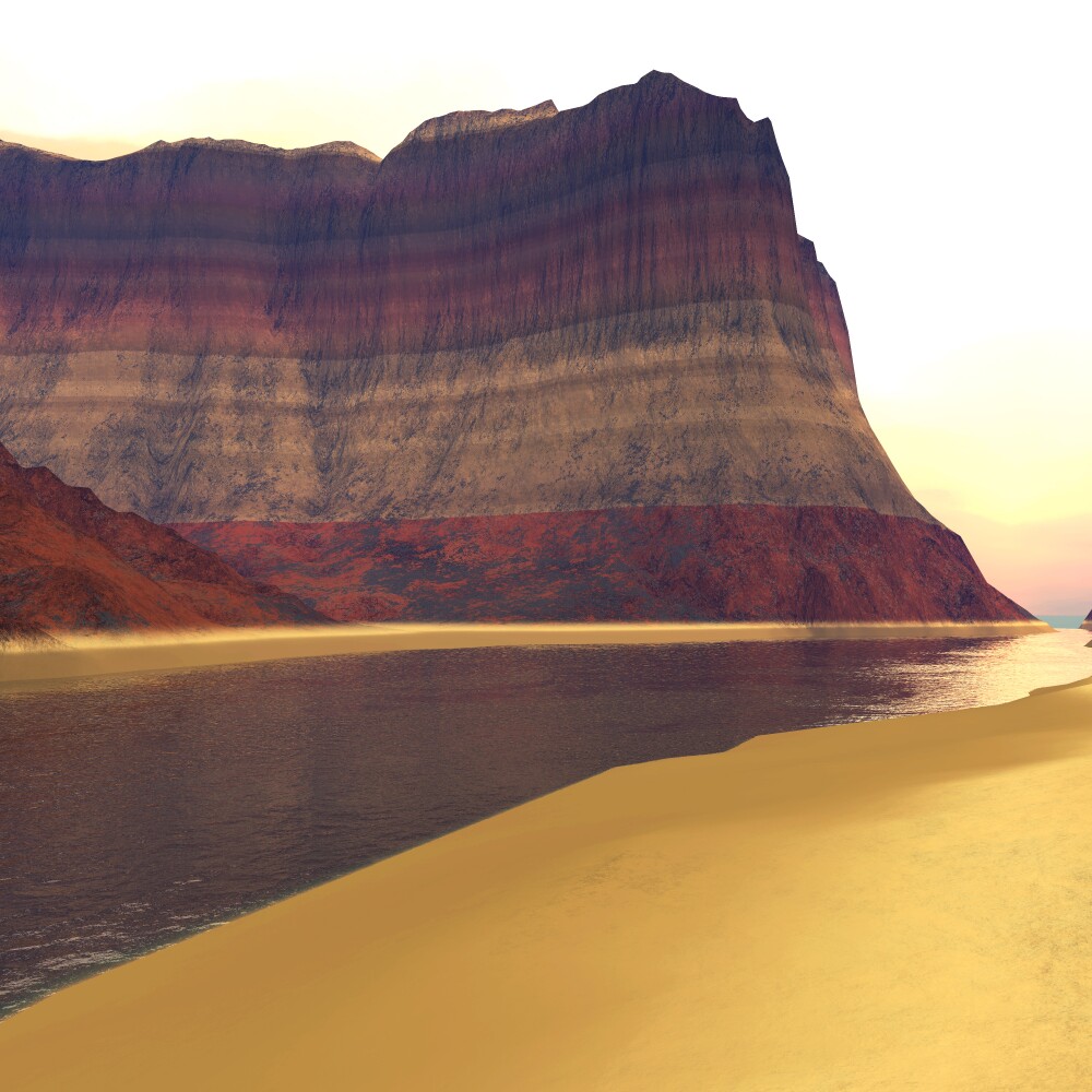 Grand Canyon sand and water