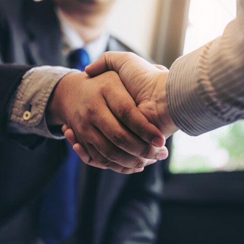 Handshake hands