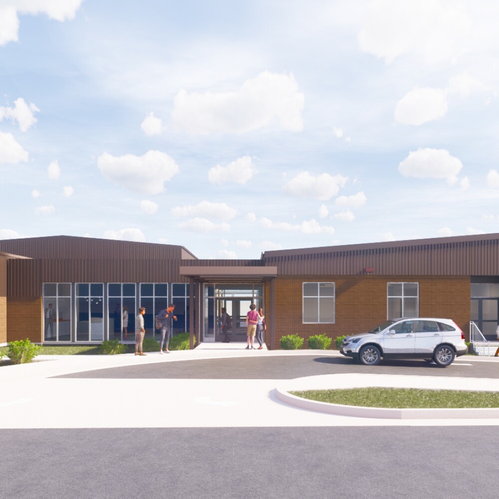 Future School of Fort Smith. FIF funding. Building photo