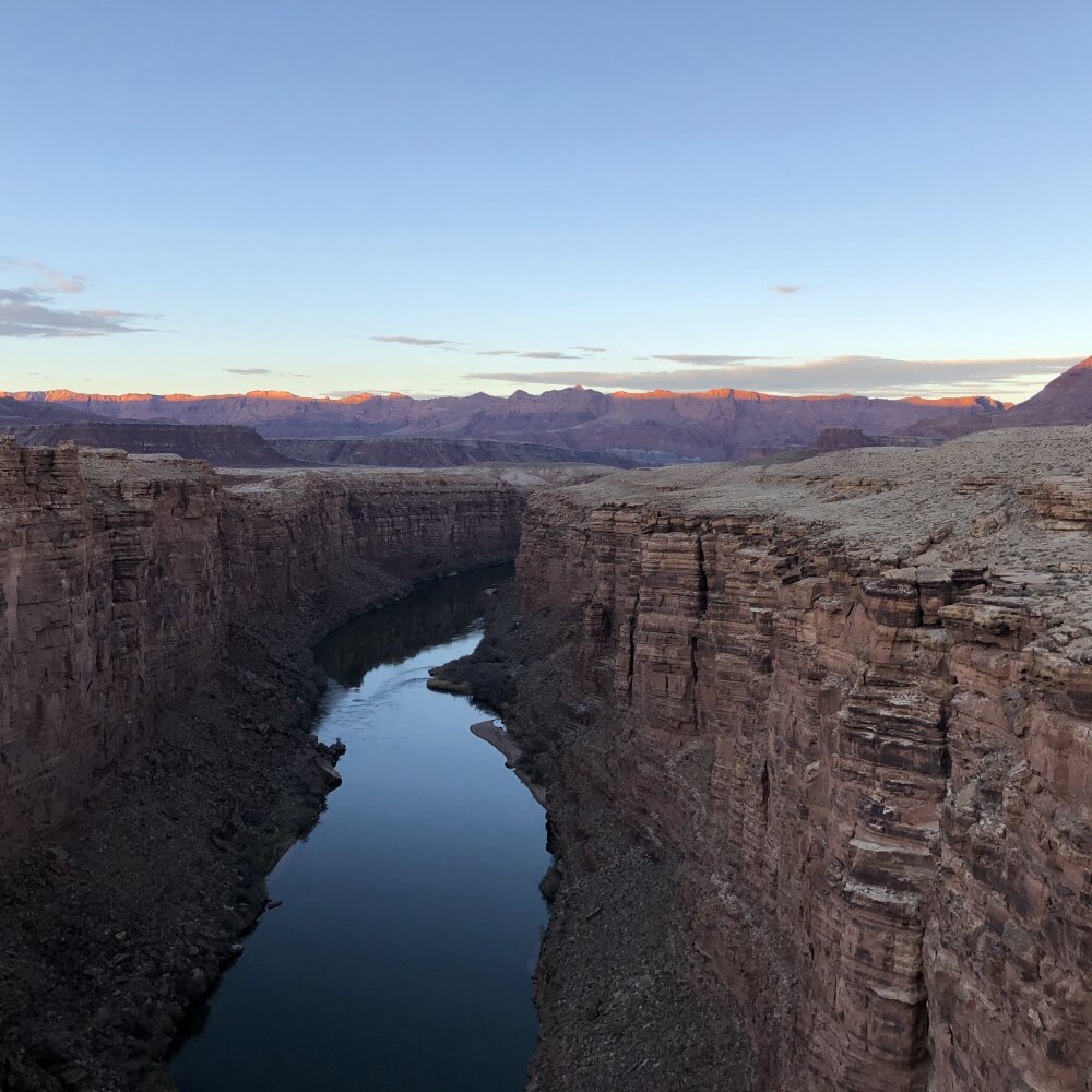 COPY. Canyon and Colorado river