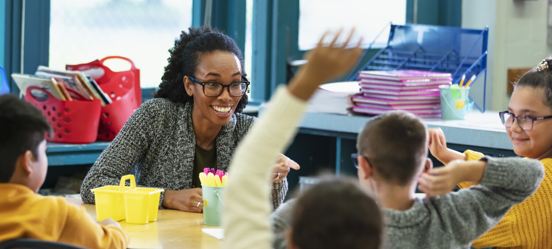 Teacher Smiling