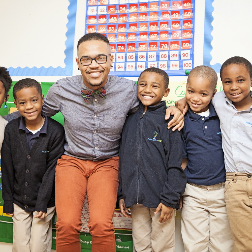 TEACHERS INSPIRE. DAVIAN MORGAN. INGENUITY PREP 1
