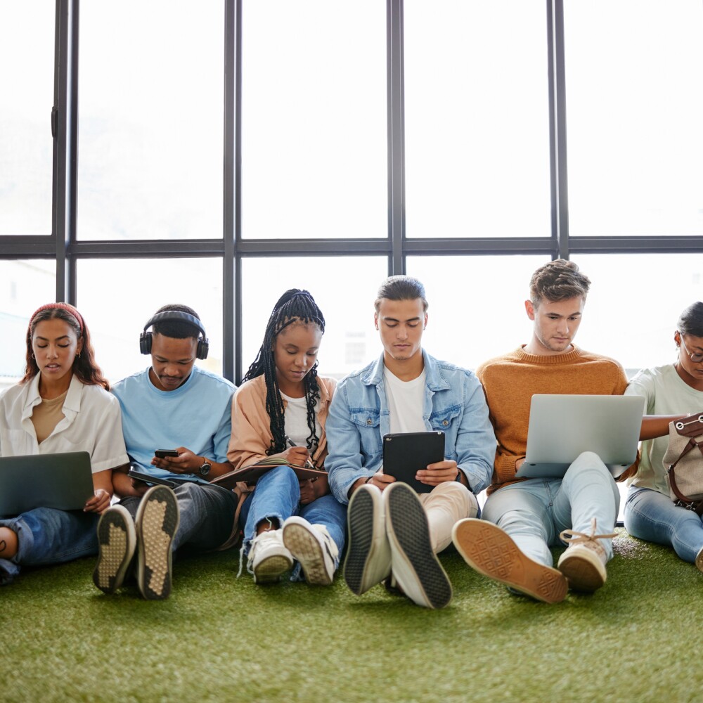 Gen Z with Computers