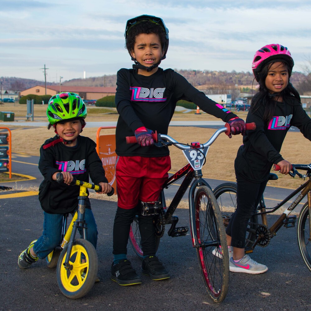 Mountain Biking. Runway Bike Park youth