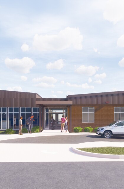 Future School of Fort Smith. FIF funding. Building photo