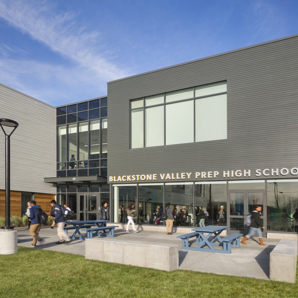 Blackstone Valley Prep. Exertior. BEI