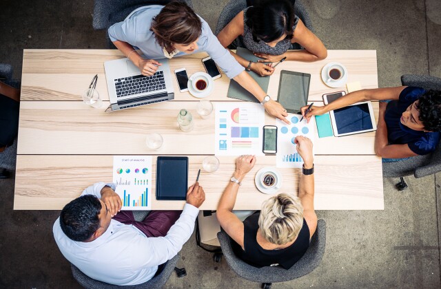 Organizational Decisions stock photo