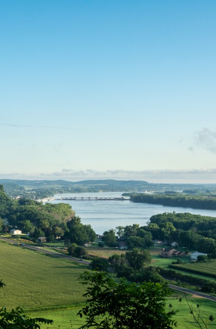 Mississippi River in Iowa