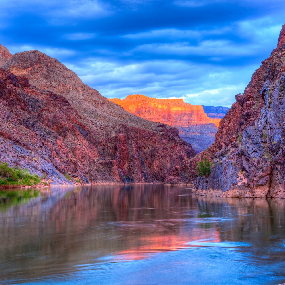 Colorado River sunset COPY