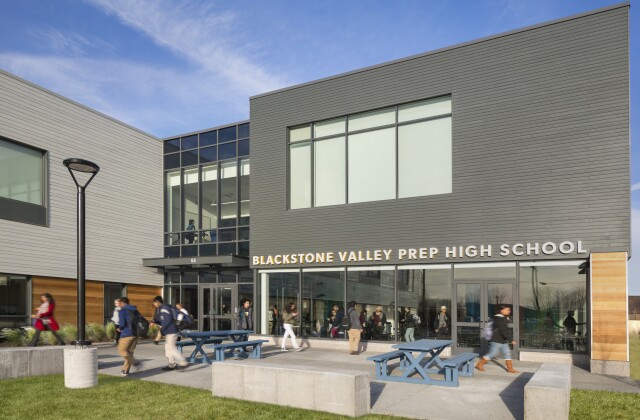 Blackstone Valley Prep. Exertior. BEI