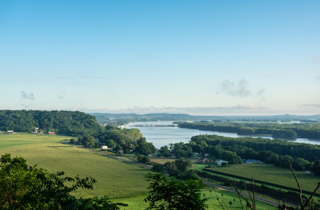 Mississippi River in Iowa