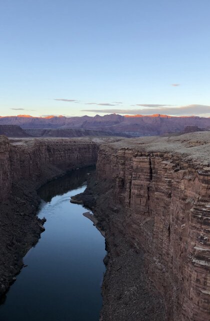 COPY. Canyon and Colorado river