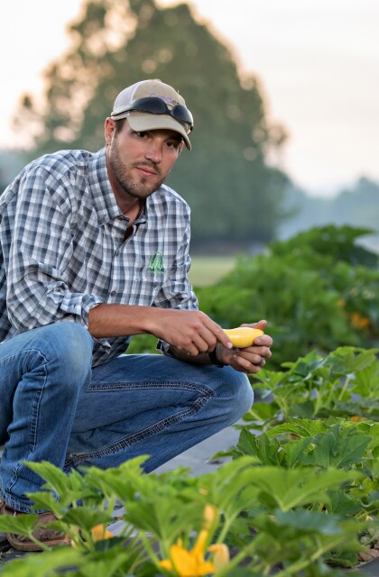 NWA Food Systems. FarmLink. Cody Murphree portrait