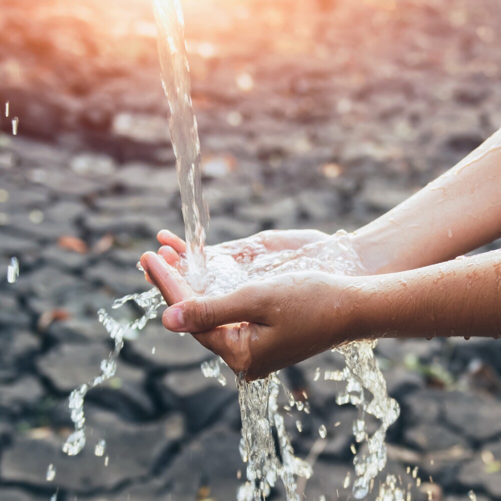 Climate change. Clean drinking water