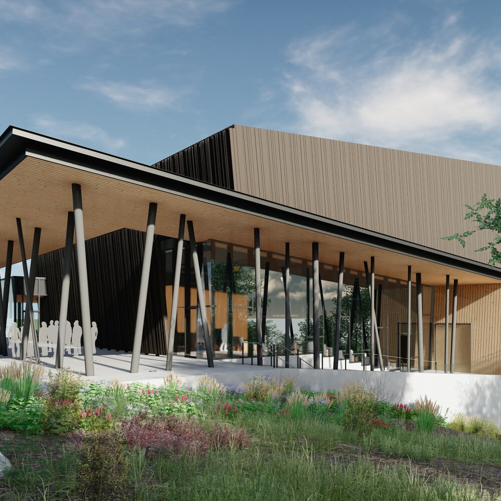 An artist's rendering of the new Opera of the Ozarks facility.