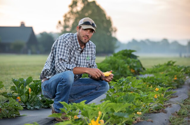 NWA Food Systems. FarmLink. Cody Murphree portrait