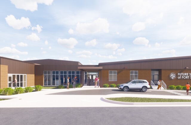 Future School of Fort Smith. FIF funding. Building photo