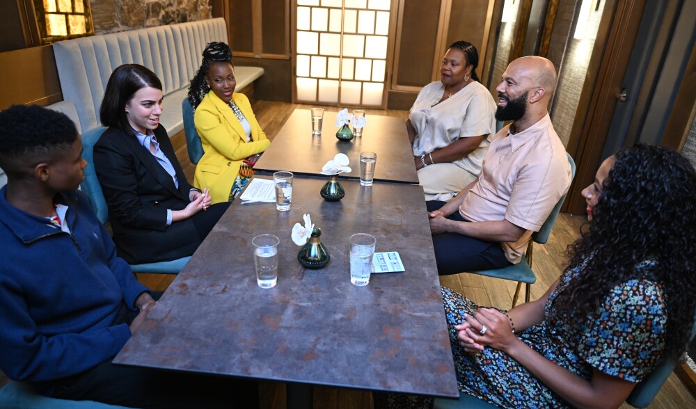 Black leaders in education meet with Walton Family Foundation Education Program director Romy Drucker.