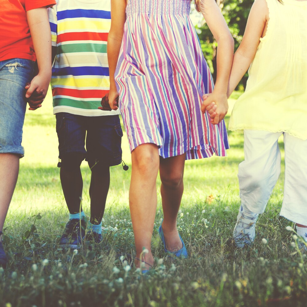 Helping Hands Stock image