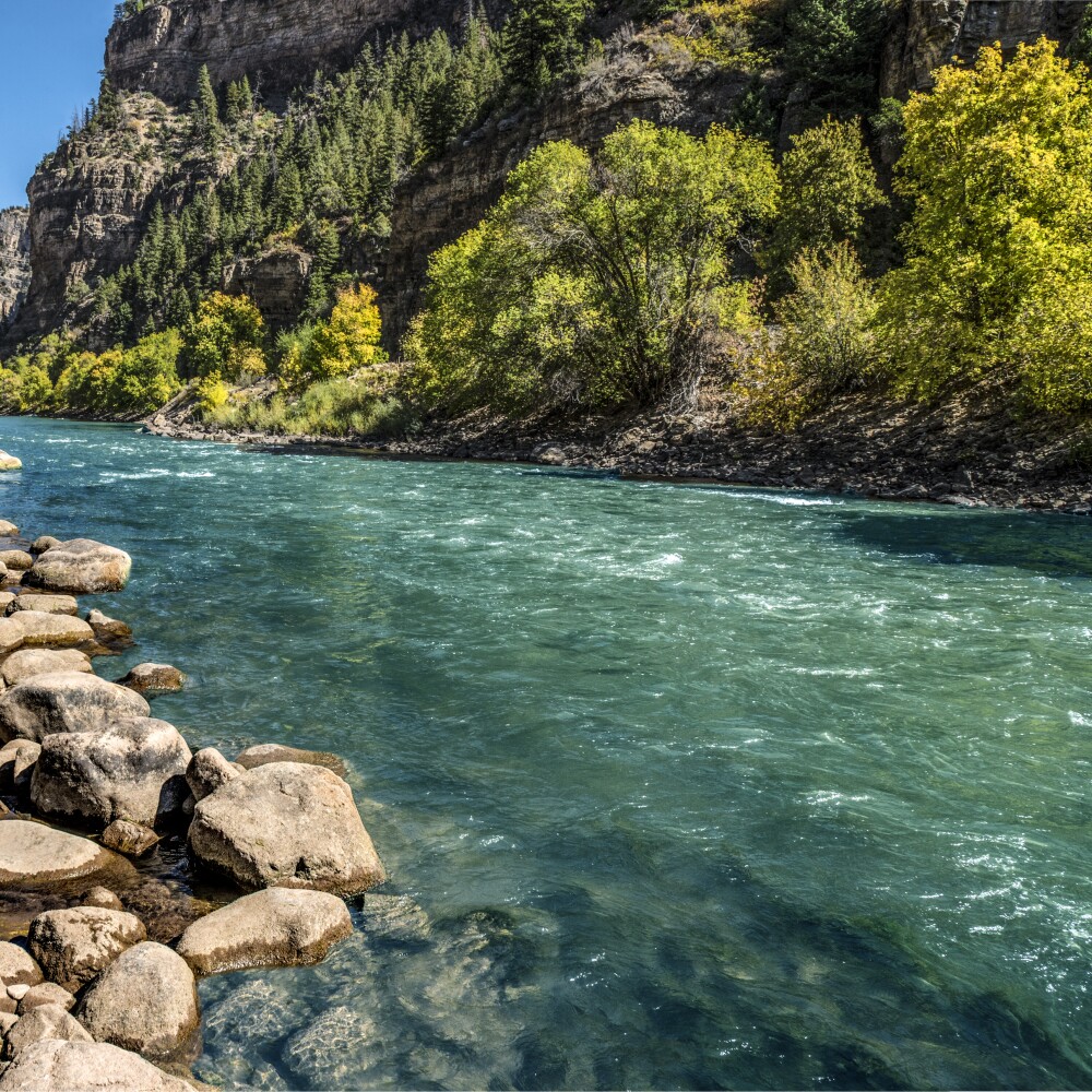 Colorado River Glenwood Canyon Upper Basin