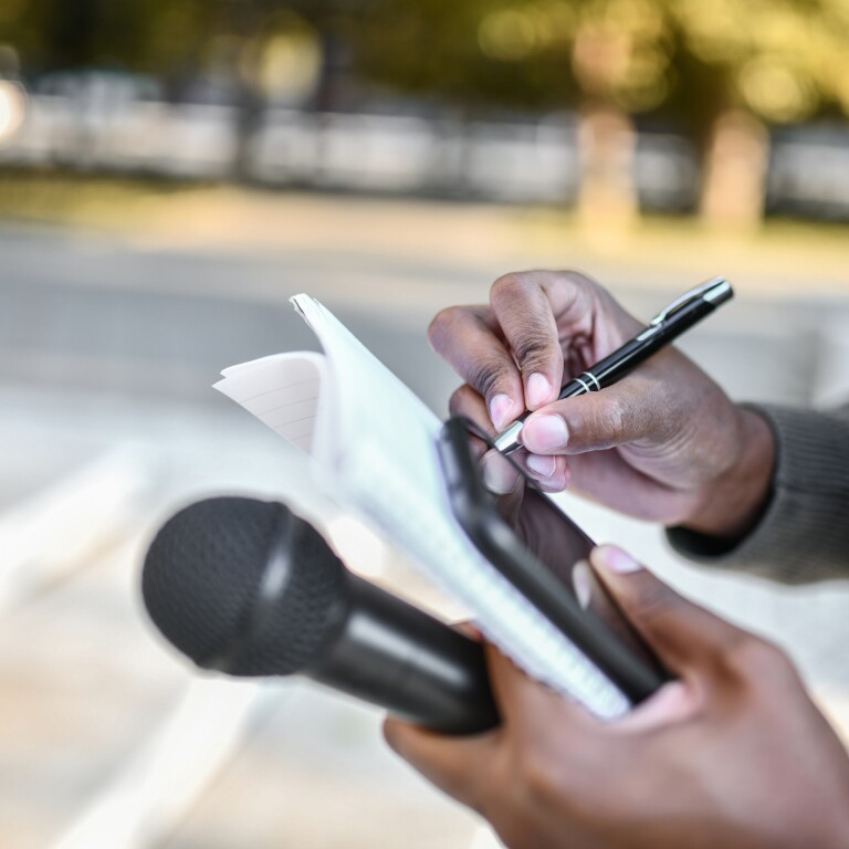 Community Journalism stock photo