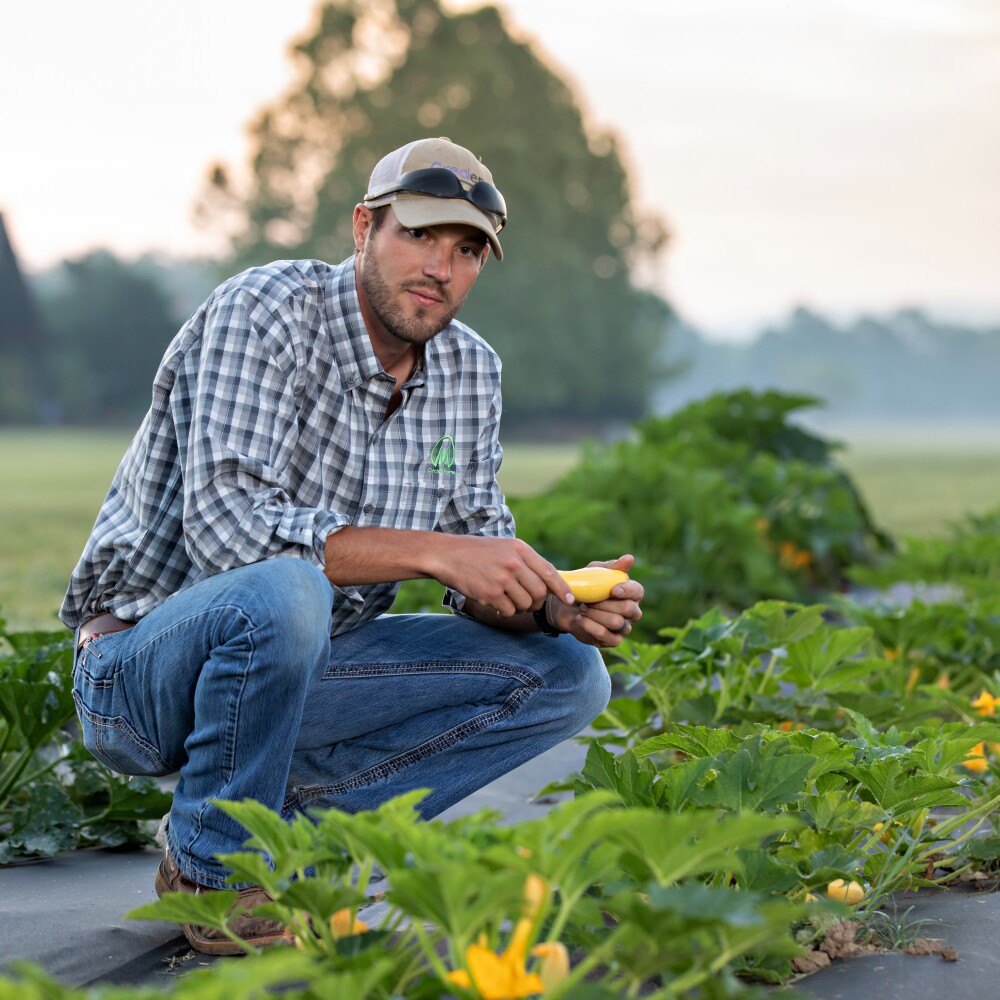 NWA Food Systems. FarmLink. Cody Murphree portrait