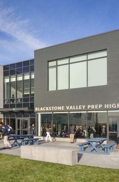 Blackstone Valley Prep. Exertior. BEI