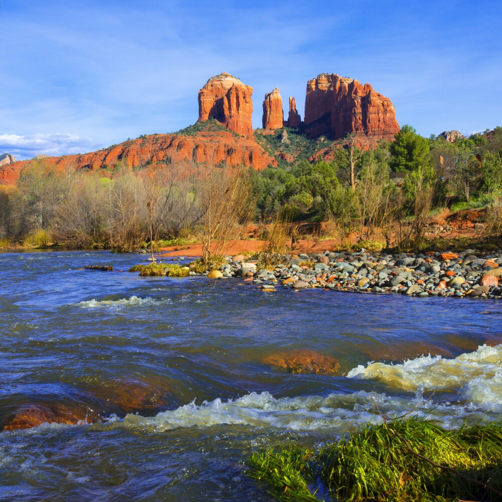 Arizona River Photo. Sedona